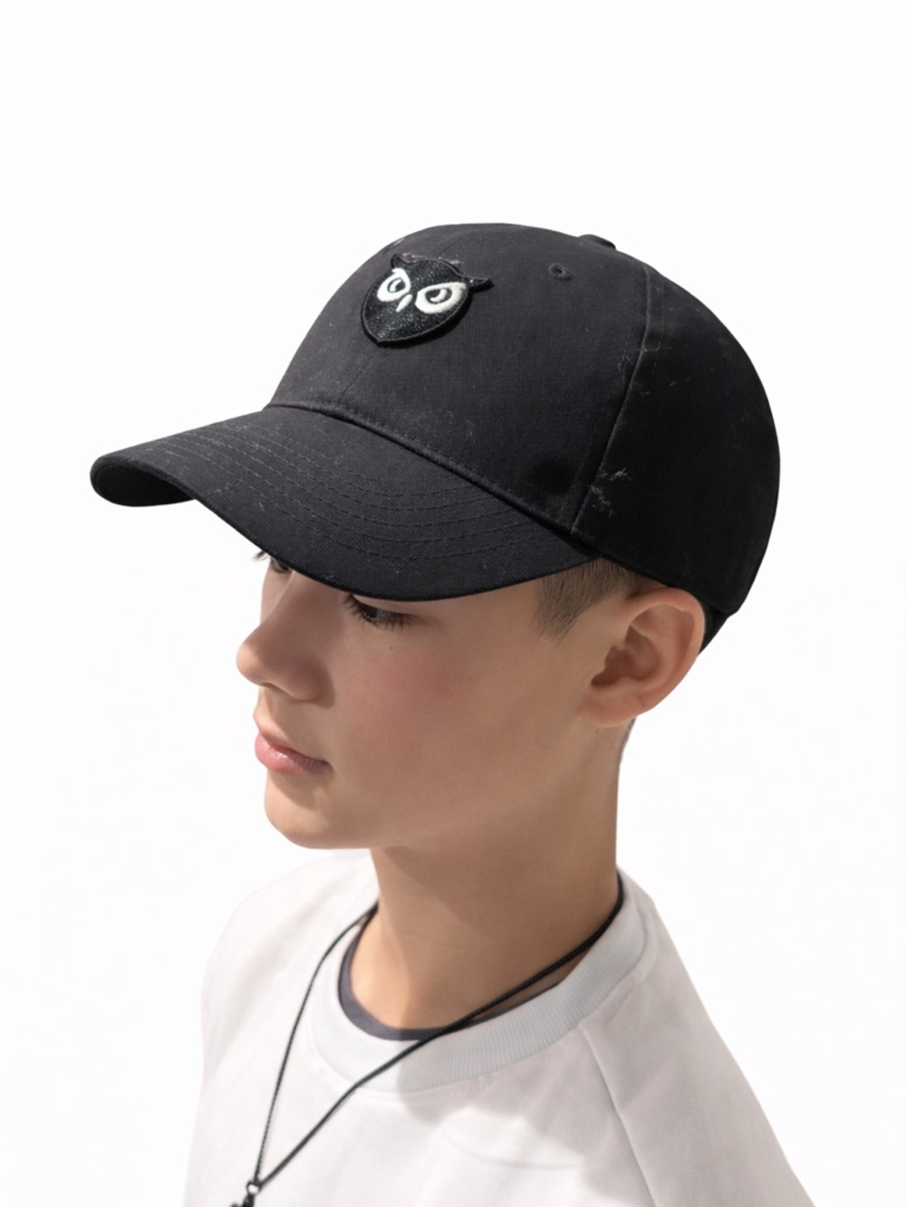 Owlpha Sports - Black Owl Patch Baseball Cap - Owlpha Sports
